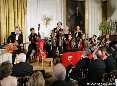 Brian Setzer at Whitehouse Concert Brian Setzer at Whitehouse Concert