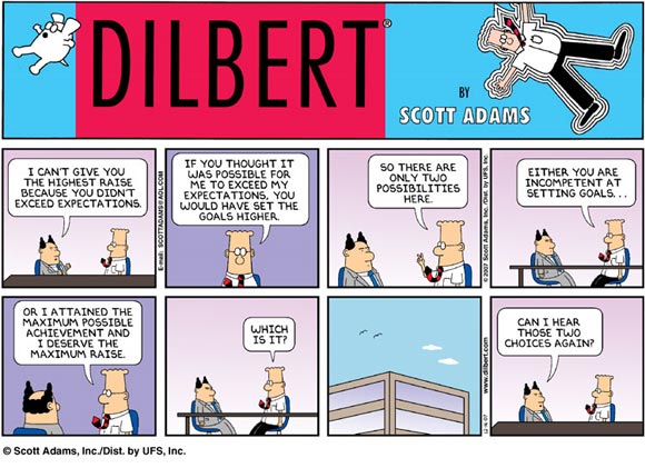 dilbert avaliacao desempenho