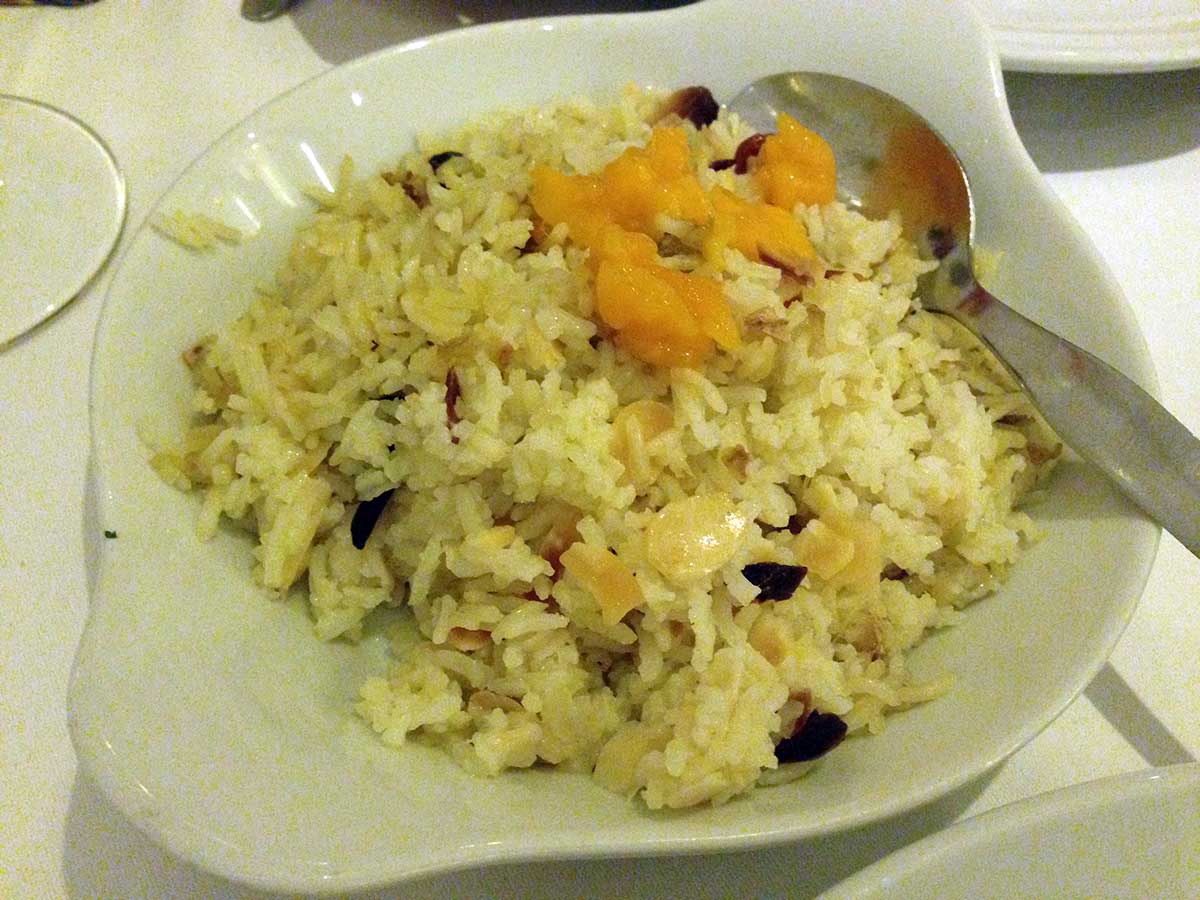 Noélia e Jerónimo Arroz de Gengibre e Manga